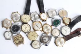 *TO BE SOLD WITHOUT RESERVE* JOB LOT OF VINTAGE WATCHES INCLUDING TISOOT, MIRA, EVERITE, PERONA, (