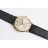 VINTAGE OMEGA GOLD PLATED REFERENCE 131.00019, circular dial, baton hour markers, gold plated