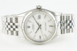 GENTLEMENS ROLEX OYSTER PERPETUAL 'SIGMA' DATEJUST WRISTWATCH REF. 1601 CIRCA 1971, circular white