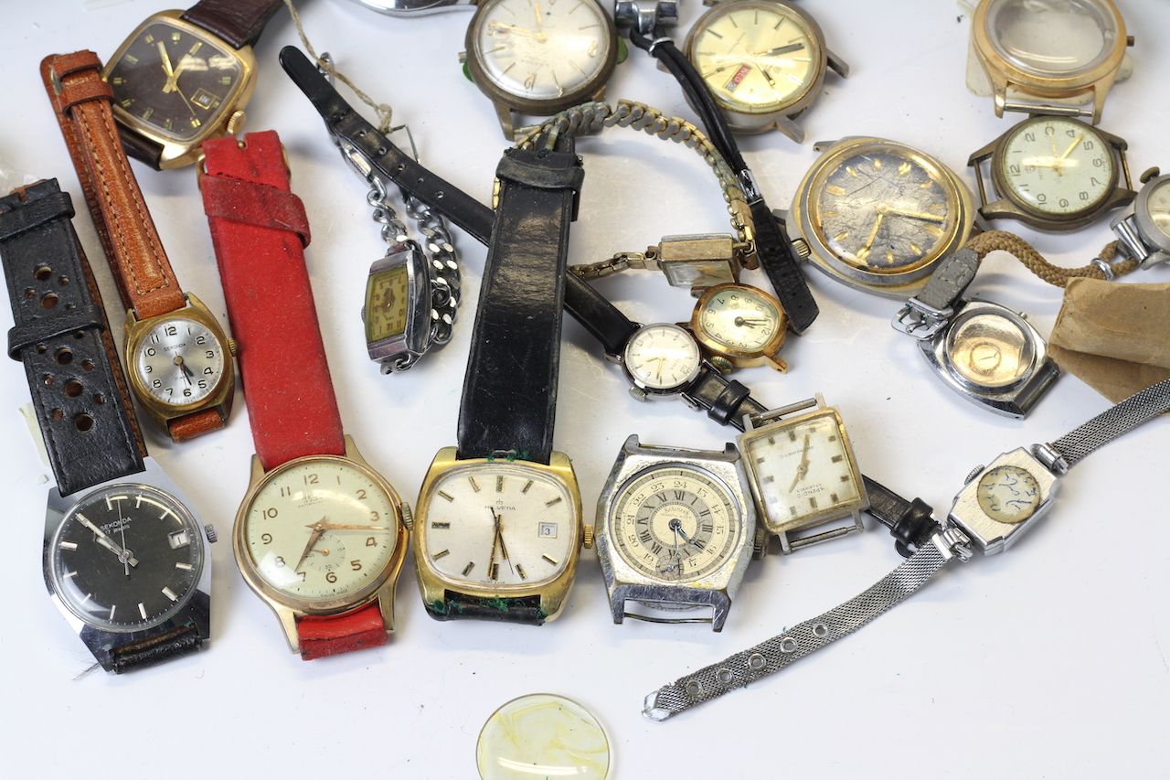 * TO BE SOLD WITHOUT RESERVE* A COLLECTION OF VINTAGE WATCHES (22PCS) INCLUDING; Rela, Helvetia, - Image 2 of 3