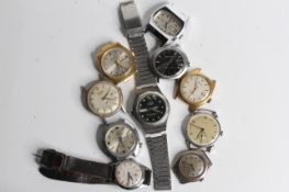 *TO BE SOLD WITHOUT RESERVE* JOB LOT OF VINTAGE WATCHES INCLUDING BULOVA OCEANOGRAPHER, NASTRIX,