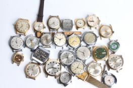 *TO BE SOLD WITHOUT RESERVE* JOB LOT OF VINTAGE WATCHES INCLUDING CARAVELLE AUTOMATIC, JUNGHANS,