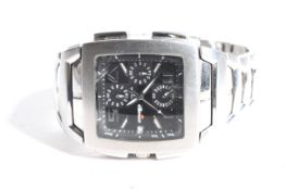 *TO BE SOLD WITHOUT RESERVE* ELLESSE SPORTS CHRONOGRAPH, square dark dial, three sundials, stainless