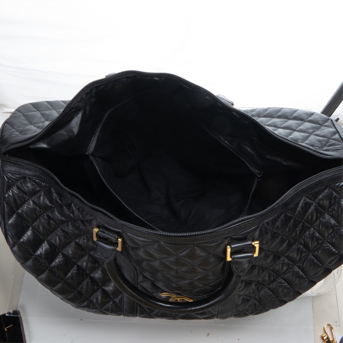 CHANEL"STYLE" QUILTED LEATHER BAG - Image 3 of 6