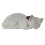 PORCELAIN FIGURE OF CAT