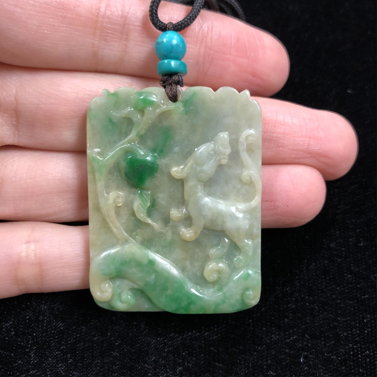 JADEITE DRAGON PENDANT - Image 8 of 8