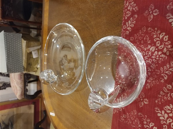 PAIR OF STEUBEN GLASS DISHES - Image 7 of 7