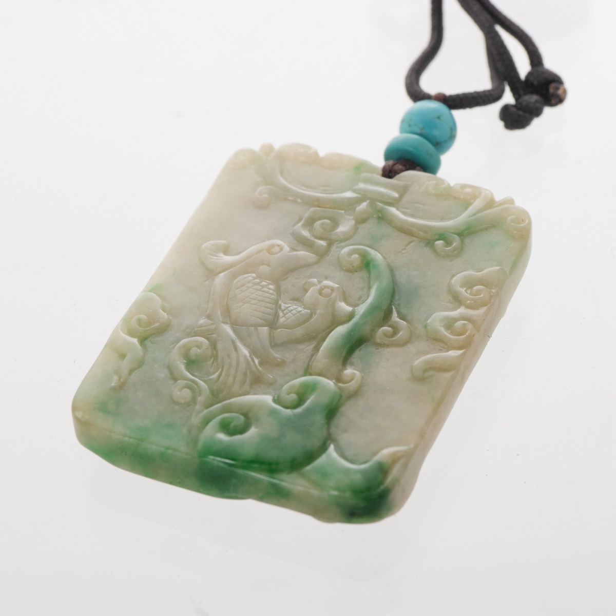 JADEITE DRAGON PENDANT - Image 6 of 8