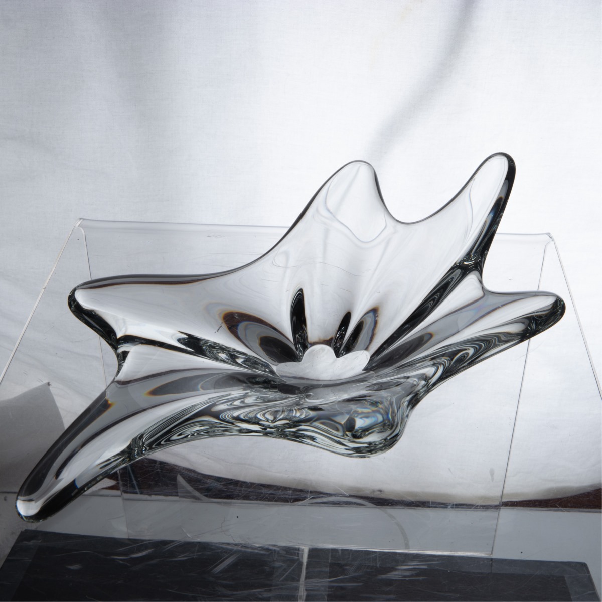 PAIR OF BACCARAT CRYSTAL SPLASH DISHES - Image 3 of 7