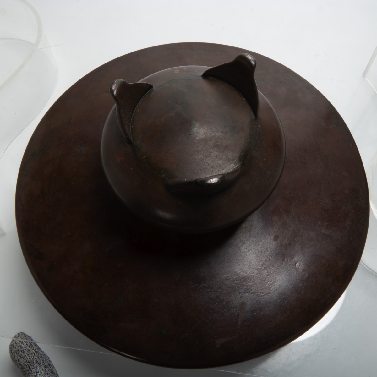 JAPANESE BRONZE PLATE - Image 3 of 7