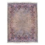 KERMAN HAND KNOTTED RUG 9.6 BY 9.8 FT