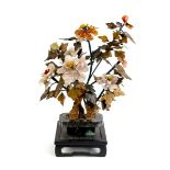 PRECIOUS STONE BONSAI WITH WOOD STAND