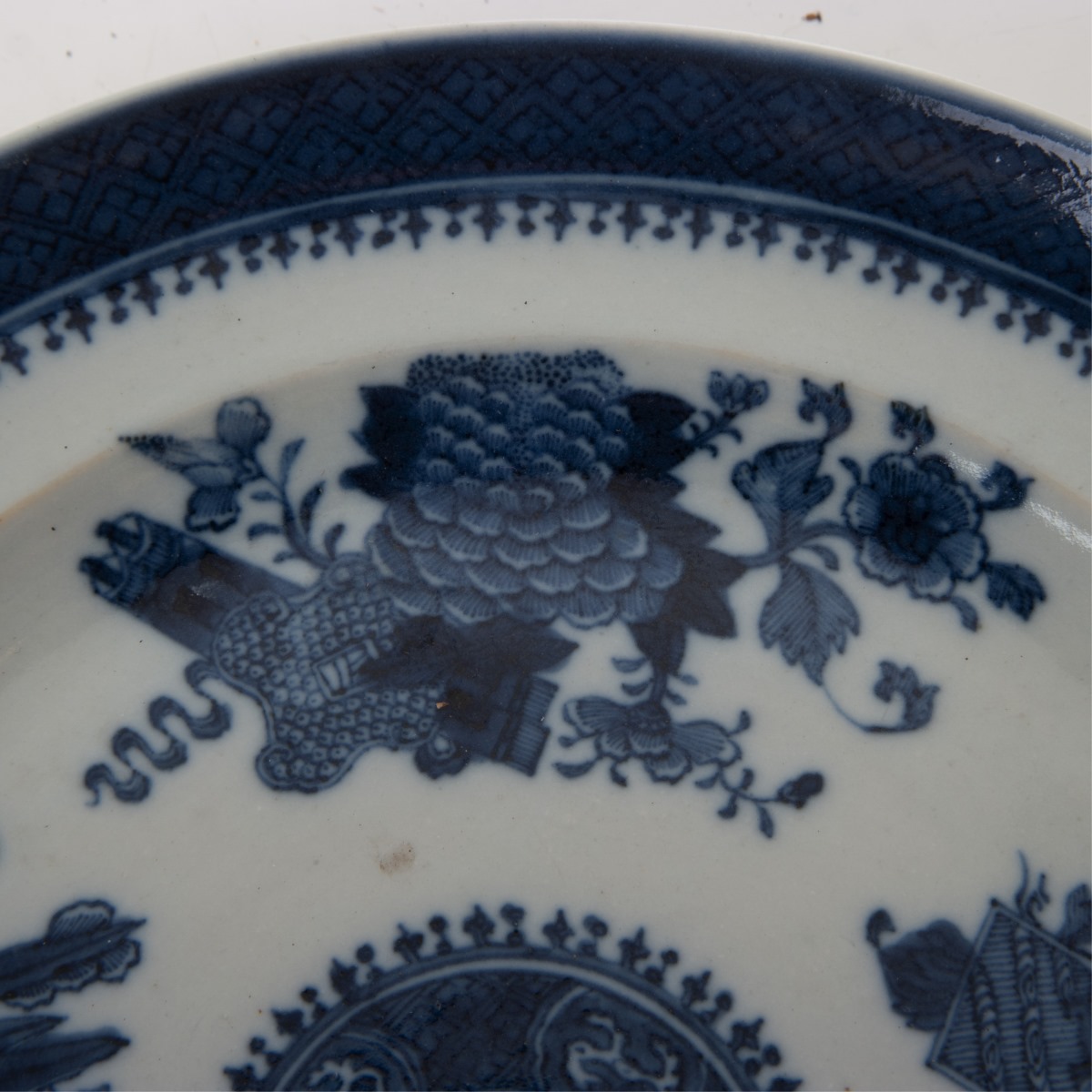 PAIR OF CHINESE BLUE AND WHITE PLATES,QING DYNASTY - Image 4 of 11