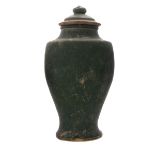 CELADON LIDDED JAR