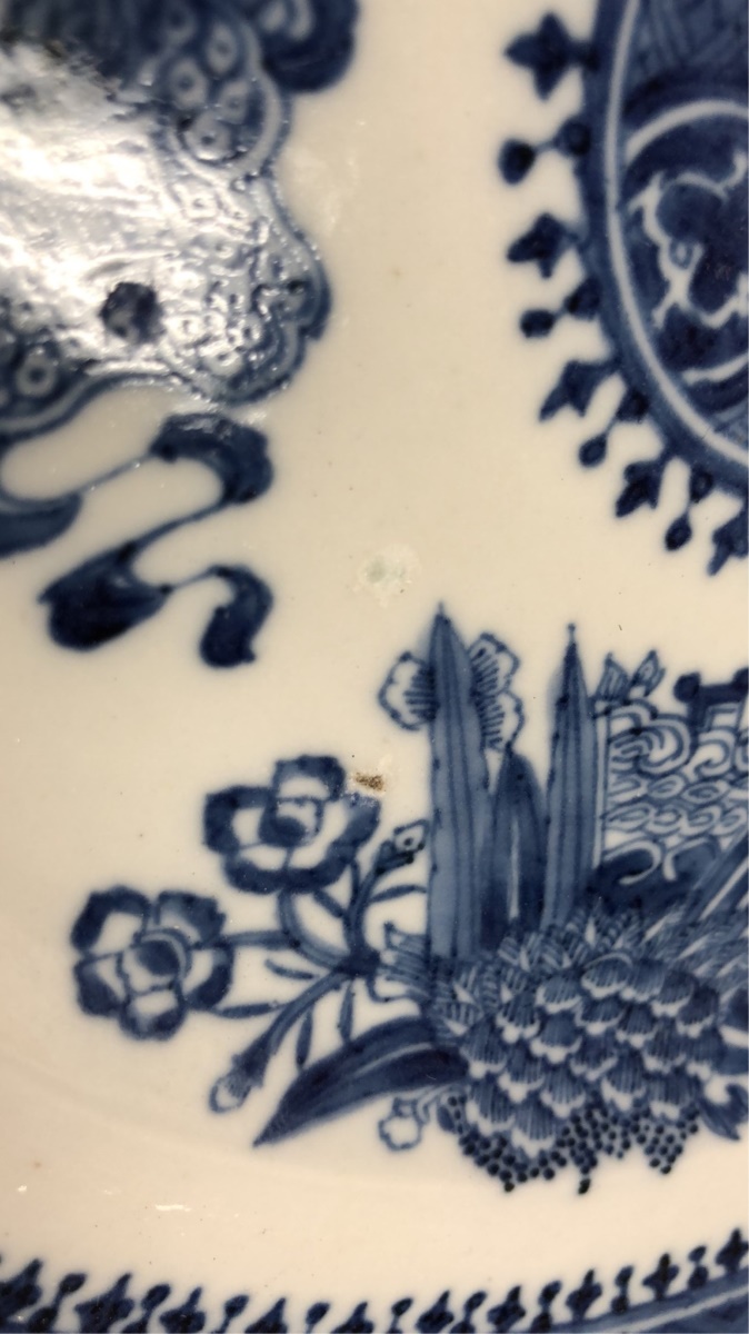 PAIR OF CHINESE BLUE AND WHITE PLATES,QING DYNASTY - Image 10 of 11