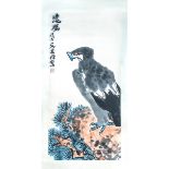 SCROLL PAINTING OF EAGLE