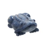 LAPIS LAZULI CARVED FROG