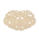 OPEN WORK WHITE JADE TOGGLE / PLAQUE