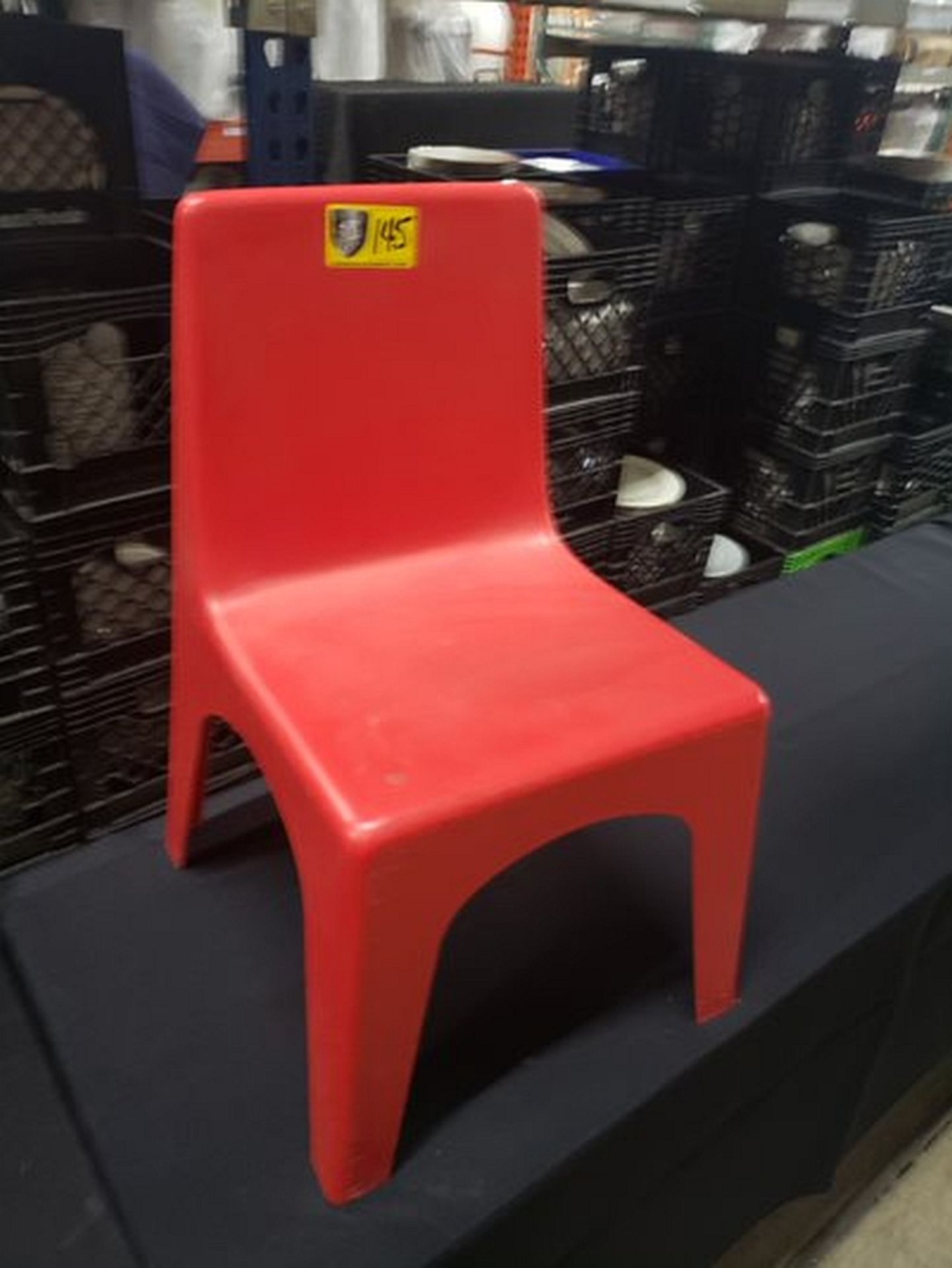 KIDS STACK CHAIRS (RED GROSFILEX)