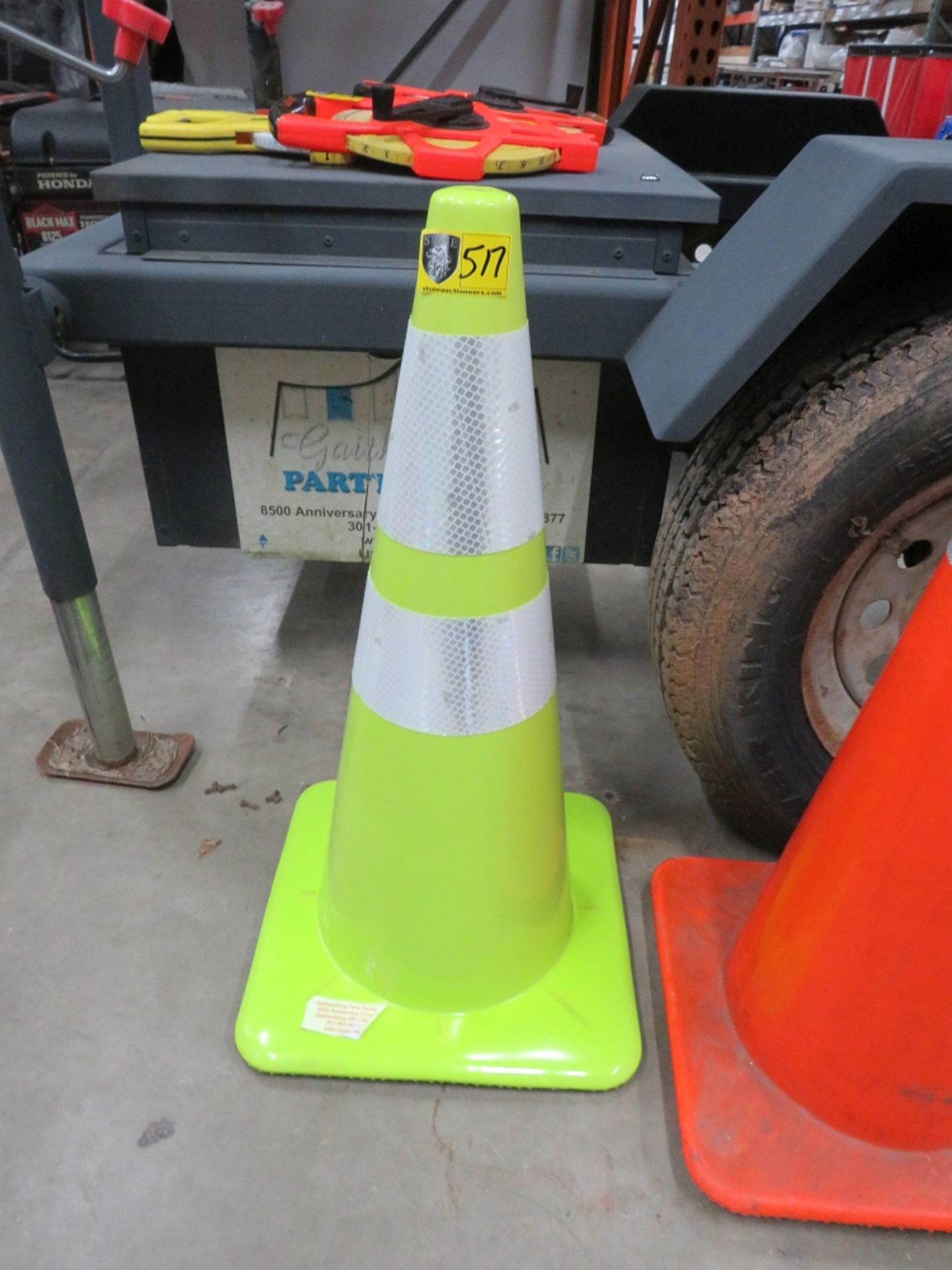 YELLOW SAFETY CONES