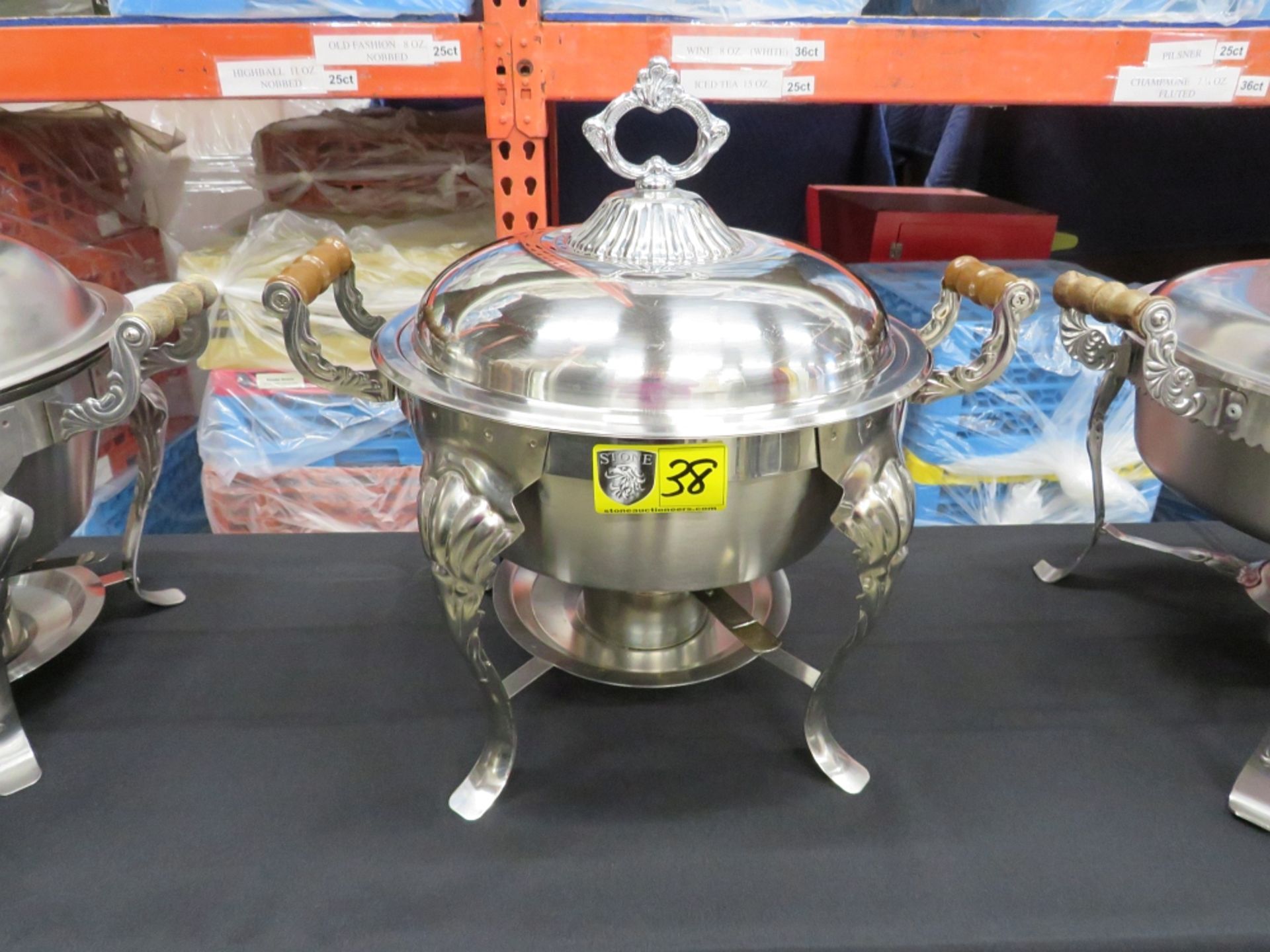 CROWN-RSS CHAFING DISH-6qt. ROUND (STAINLESS)