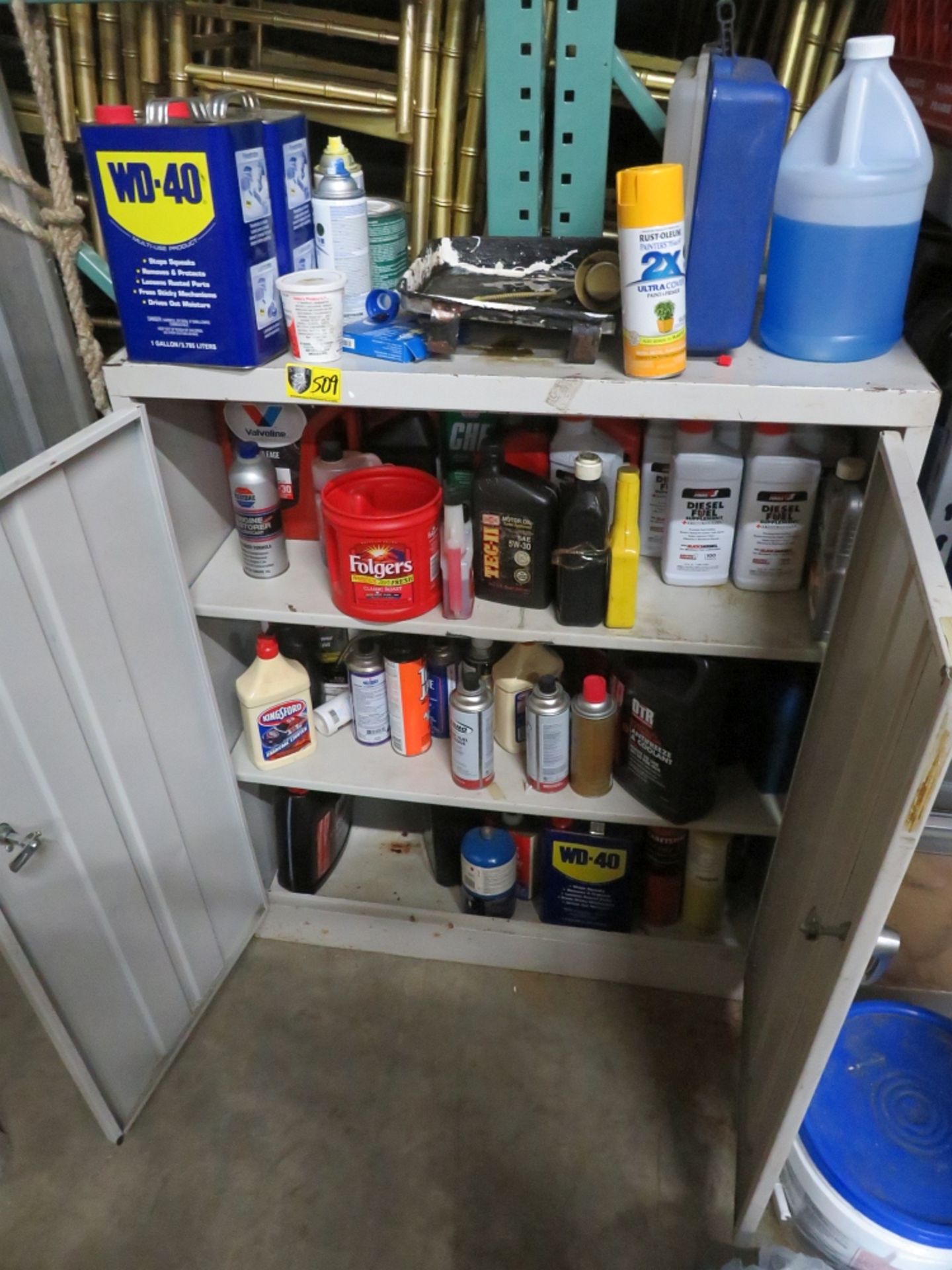 SHOP CABINENT & CONTENTS OF AUTO FLUIDS - Image 2 of 2