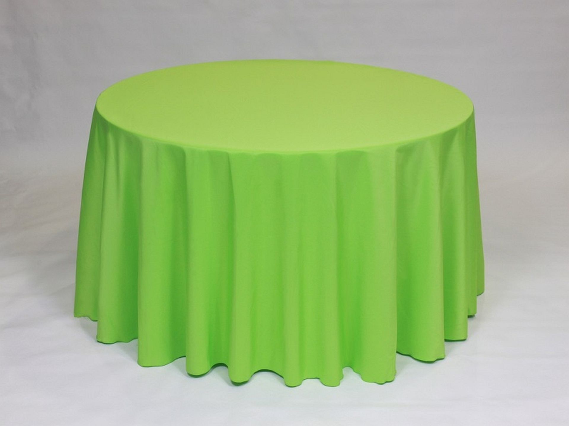 120" RD LIME GREEN-TABLECLOTH
