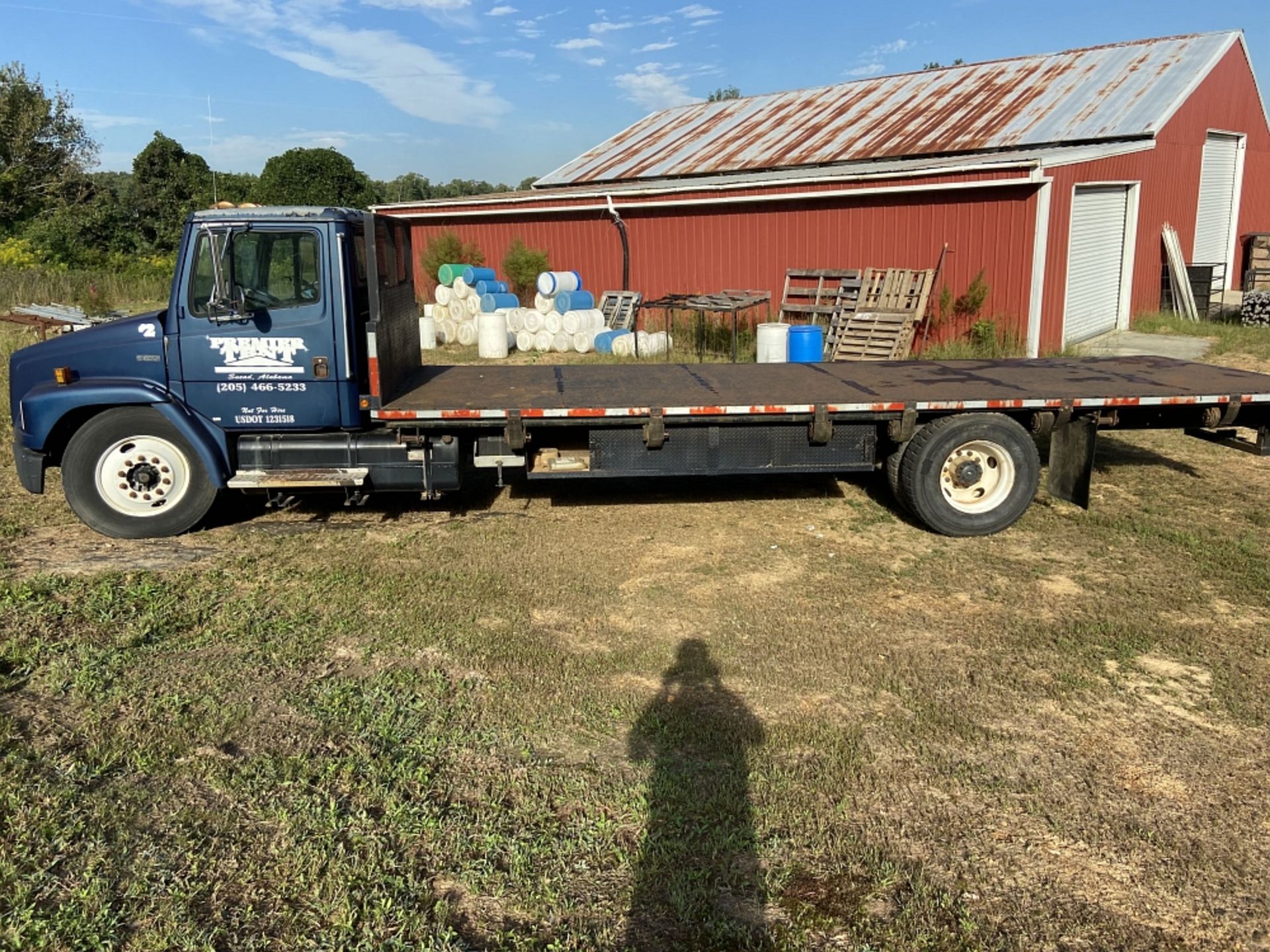 2001 Freightliner FL60 Flatbed Truck