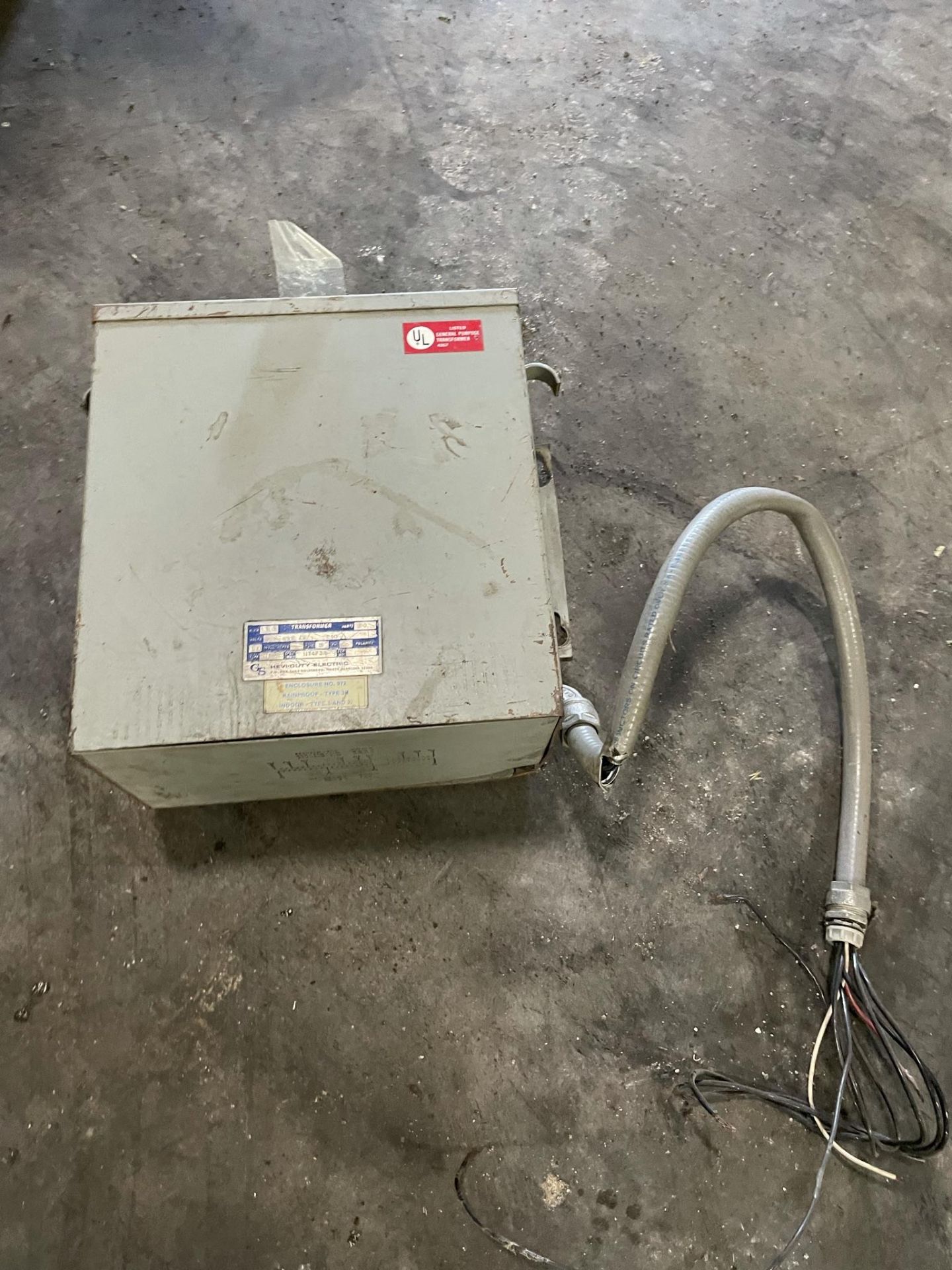 GS Heavy-Duty Electric Transformer, 3 K.V.A. Hertz 60, Volts 480/240