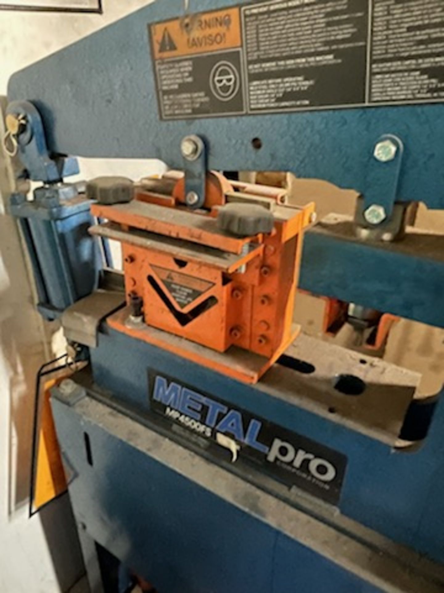 Metal Pro Corporation Model MP4500FS Ironworker, Max Force 45 Tons - Image 3 of 8