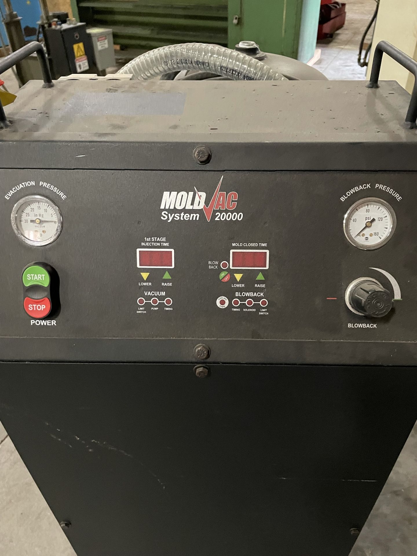 Mold VAC System 20000, with Vacuum and Blowback digital readouts - Image 2 of 3