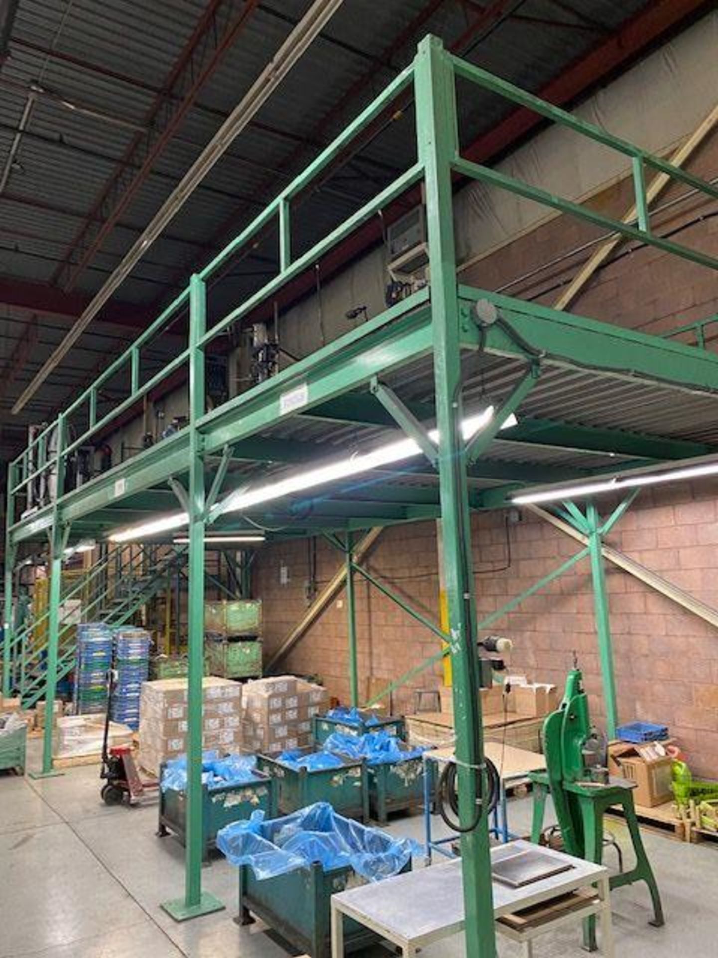 LONG FREE STANDING MEZZANINE (10 X 15 X 36) - Image 13 of 15