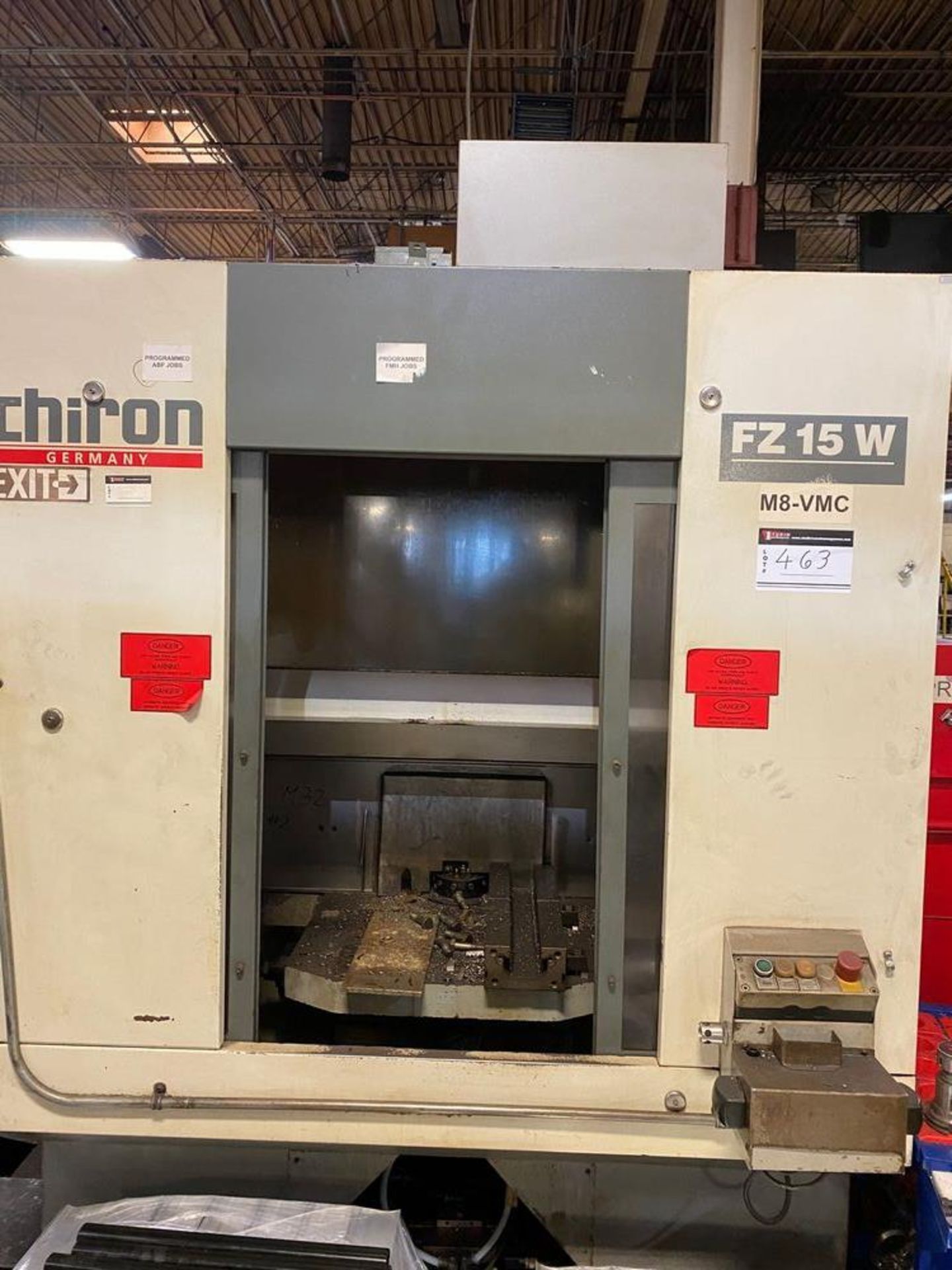 CHIRON HIGH SPEED MANUFACTURING (CNC) MACHINING CENTRE - Image 8 of 9