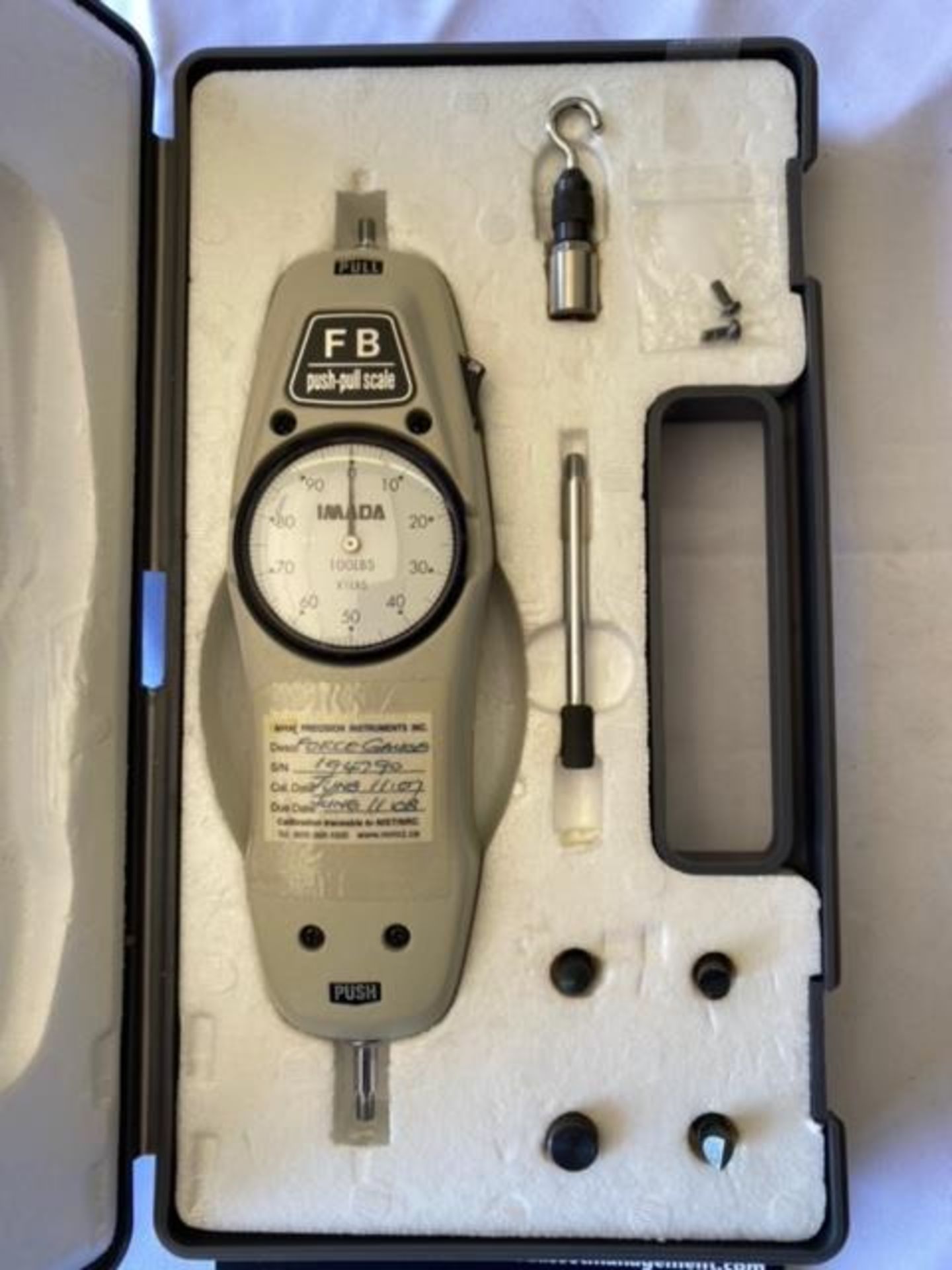 TENSION CALIBRATOR USB PUSH PULL SCALE FORCE GAUGE - Image 2 of 4