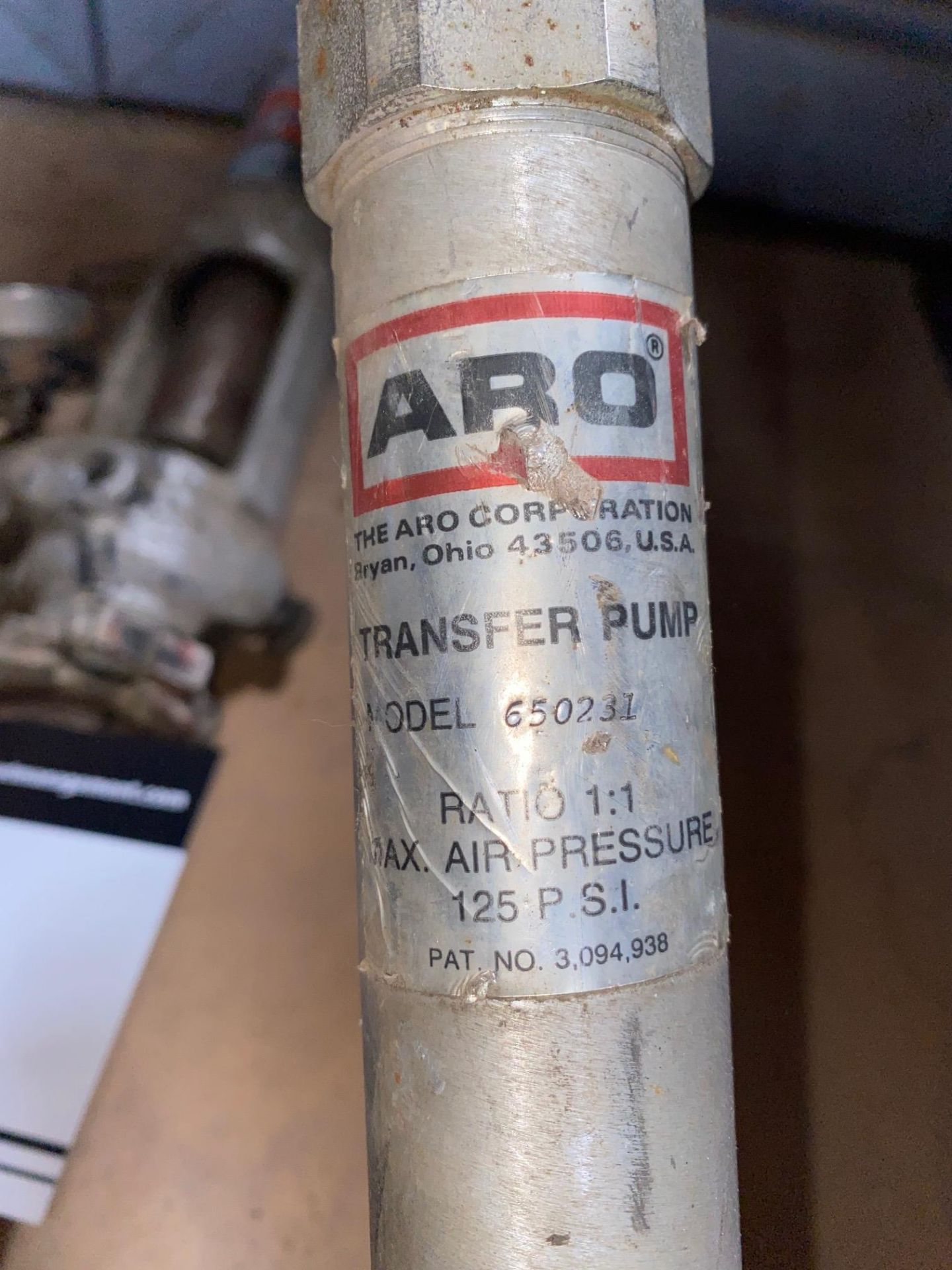 ARO OPERATED TRANSFER PUMP’S