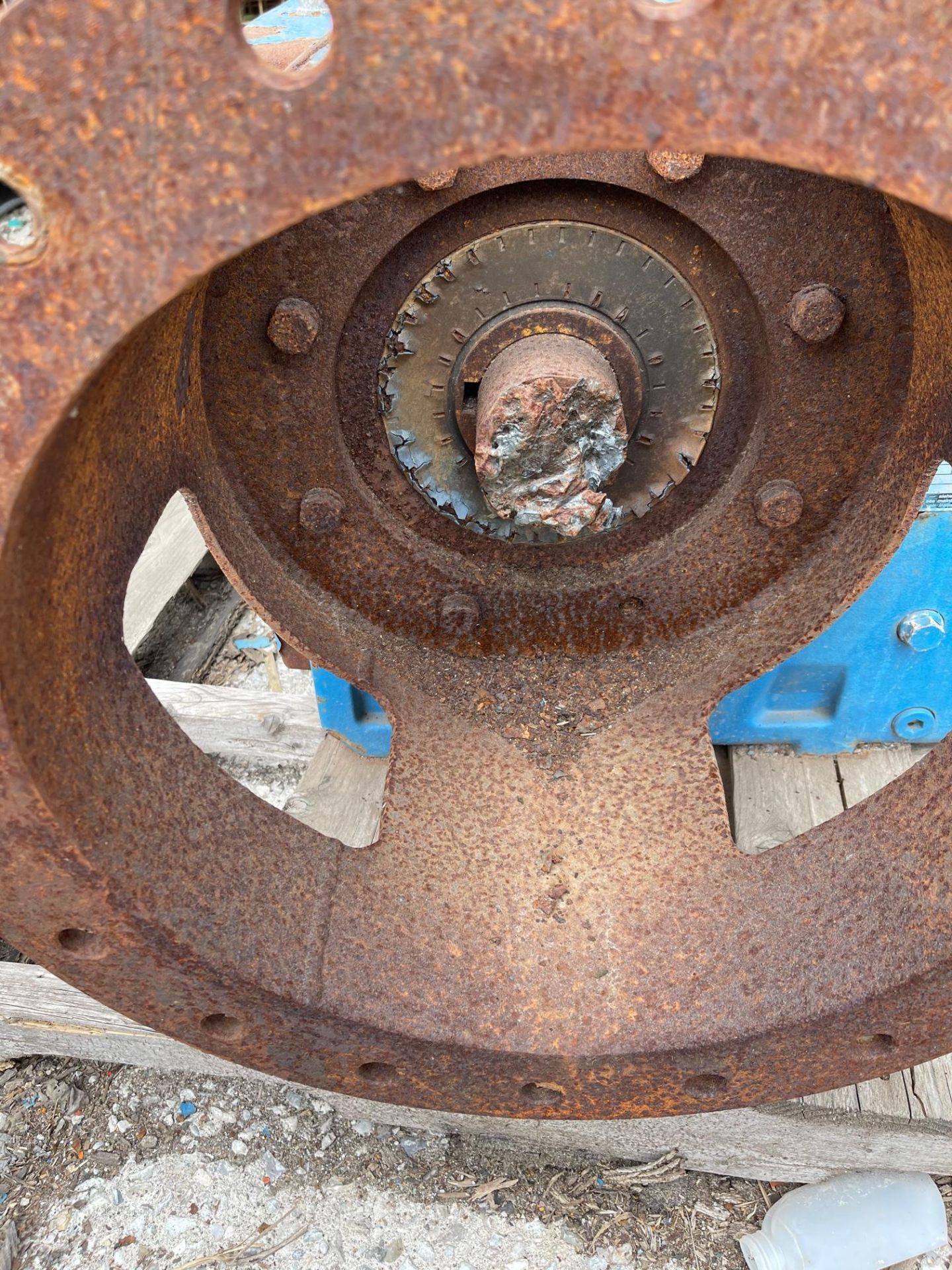 NOR GEARBOX, HYDRAULIC DRIVEN, 38.92:1; NEEDS REPAIR ON SHAFT; 4" INPUT - Image 5 of 5