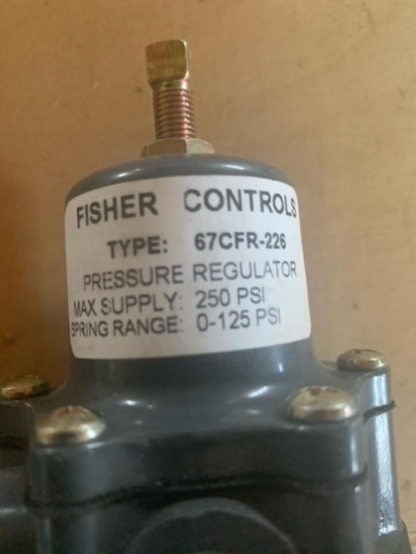 4 X FISHER CONTROLS REGULATOR WITH CASE DRAIN, SPRING RANGE 125 PSI, MAX PRESSURE 250 PSI - Image 6 of 6