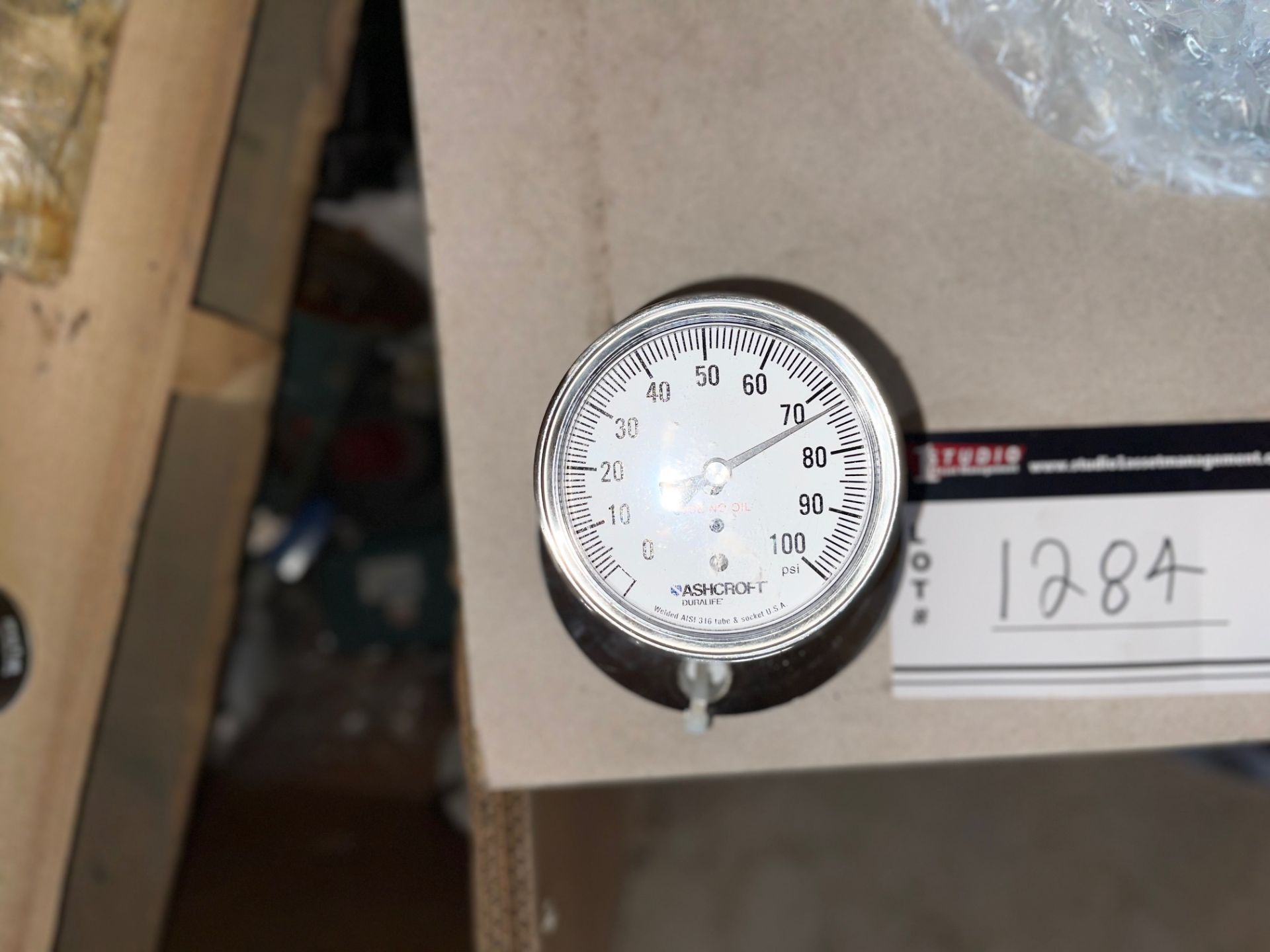 ASHCROFT PRE-PRESSURIZED METRE, 4 3/4 “ FLANGE WITH ISOLATION DISC, 4 VOLTS - Image 2 of 6