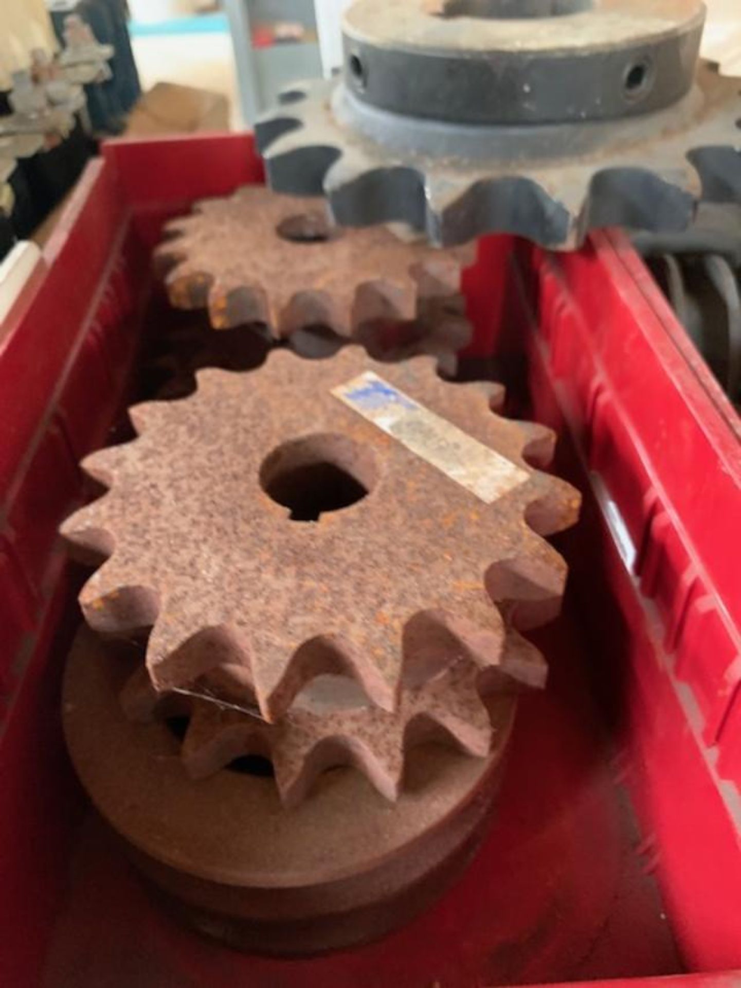 LOT OF ASSORTED SPROCKET, PULLEY DOUBLE AK32 X 1 BROWNING, SPROCKET DS60Q21 BROWNING (CONVEYOR),