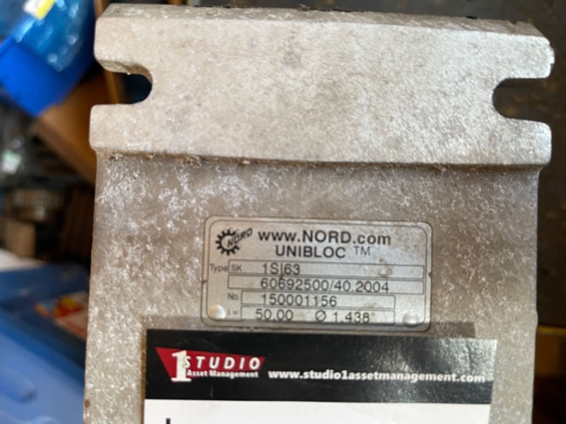 NORD FLEXBLOC GEAR BOX, C FLANGE, RATIO 50:1, INPUT 1.5", OUTPUT 1.75" - Image 2 of 4