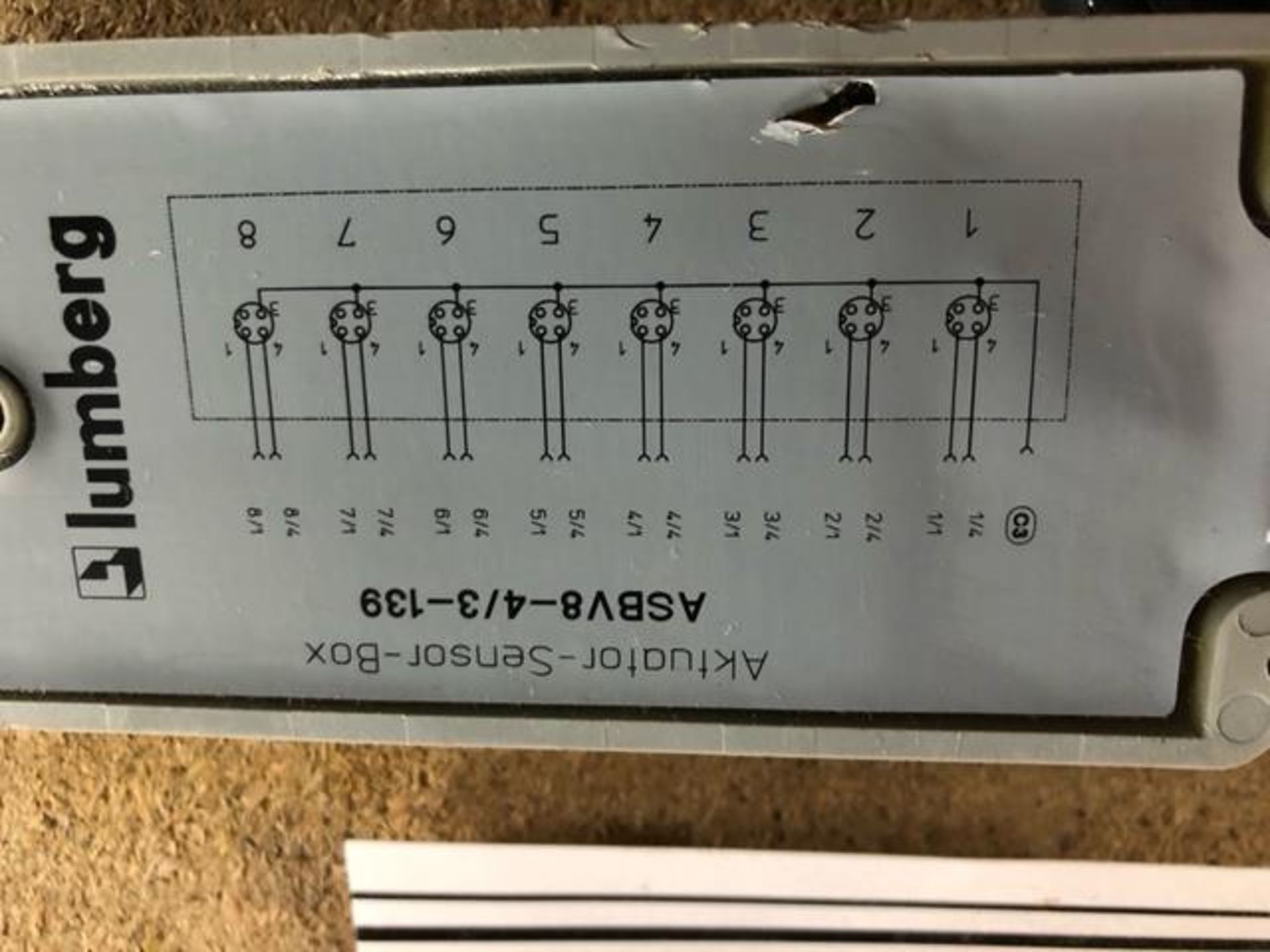 LOT/(9) LUMBERG, (8) AKTUATER-SENSOR, ONE BOX (8)PORT 30 FEET CORD - Image 2 of 8