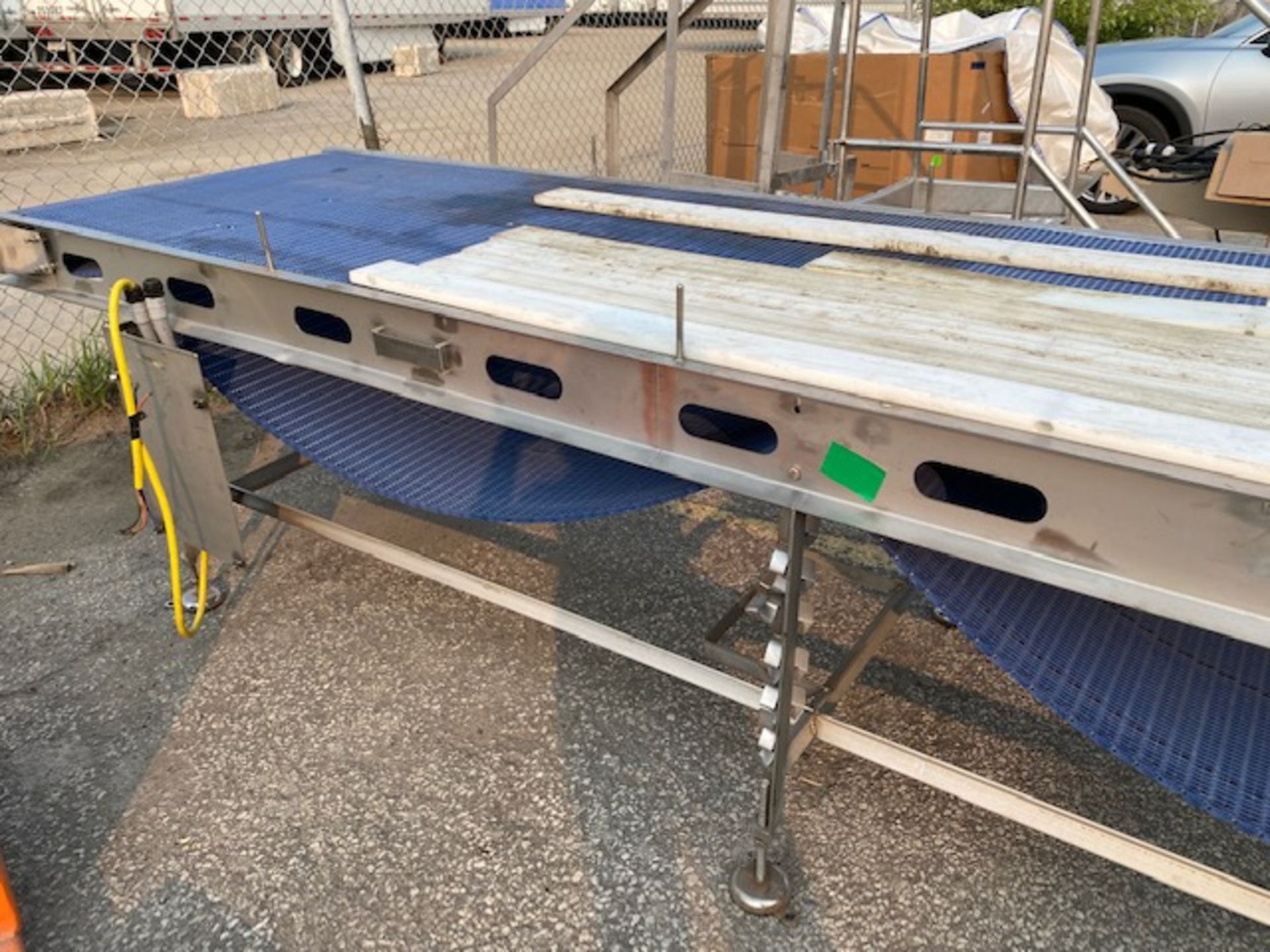 CONVEYOR LARGE(BLUE), (AS IS WHERE IS), (142"L X 40"W) - Image 2 of 4