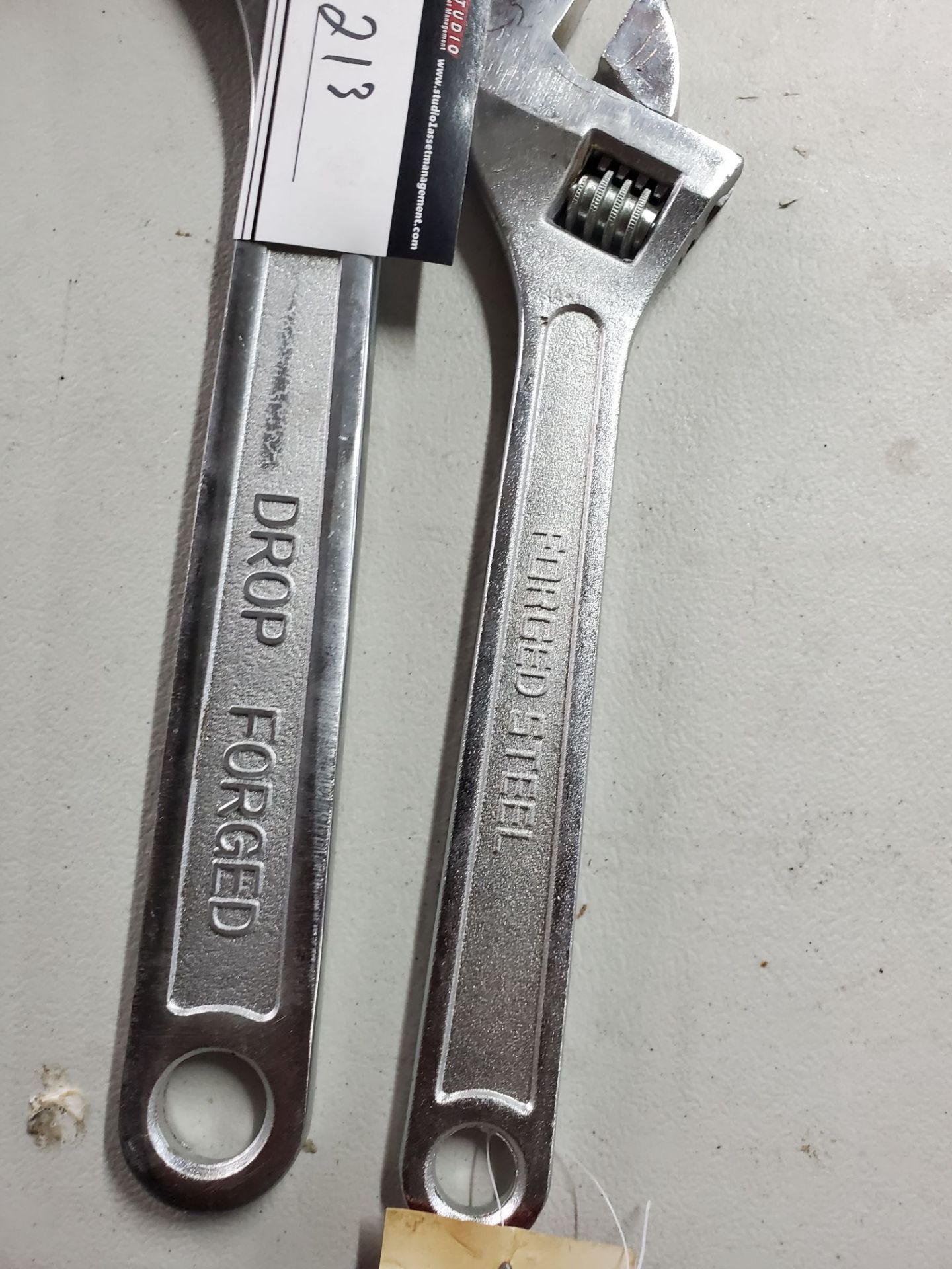 LOT/ADJUSTABLE WRENCH, QTY2 - Image 2 of 2