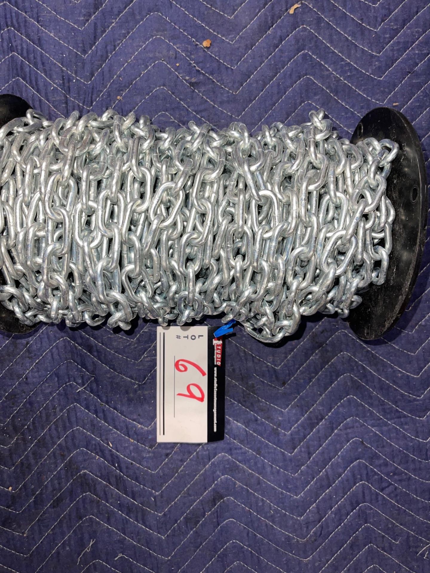 3/16 PROOF COIL BZ CHAIN, 100FT IN THE ROLL - Image 2 of 3
