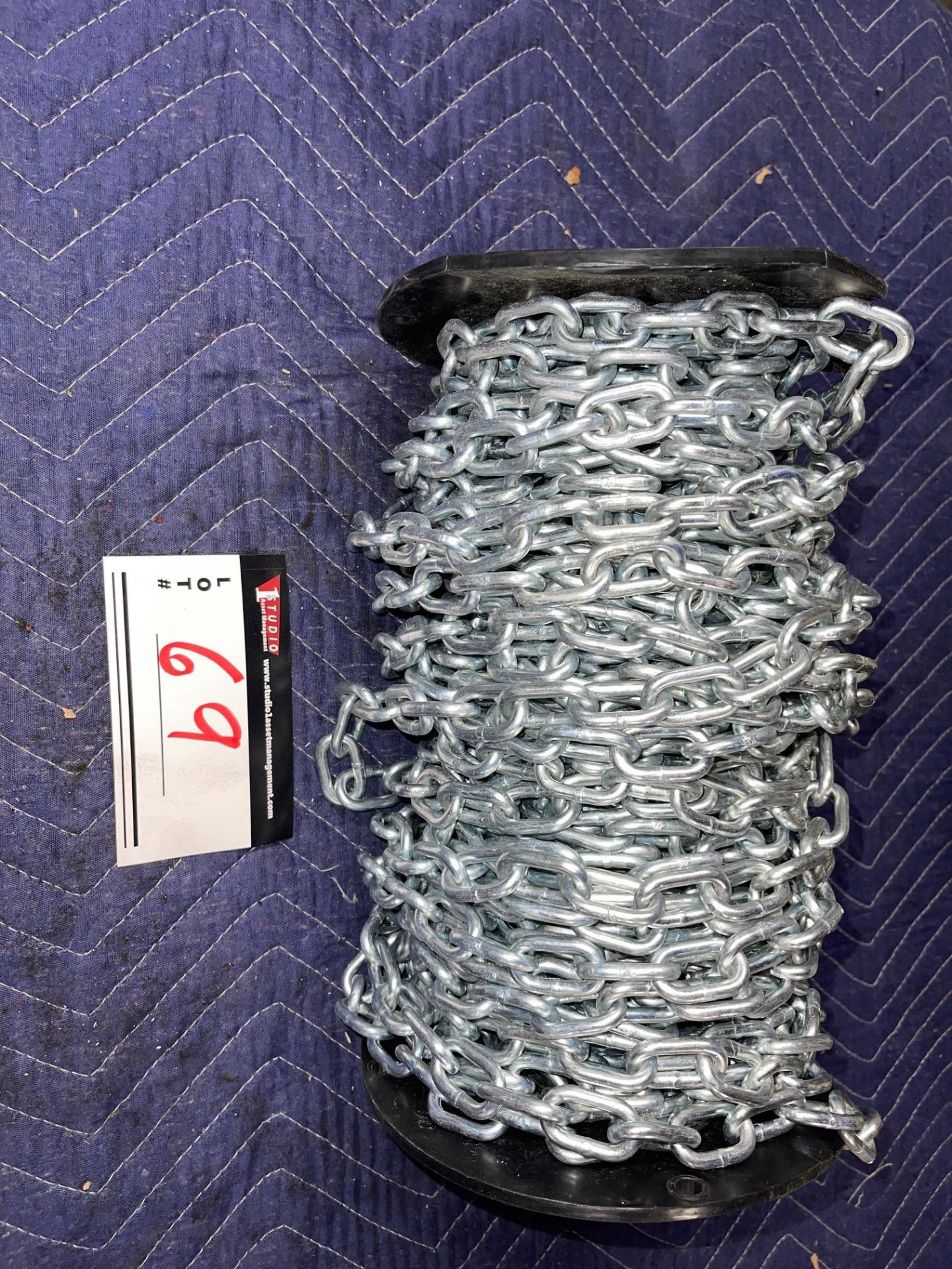 3/16 PROOF COIL BZ CHAIN, 100FT IN THE ROLL