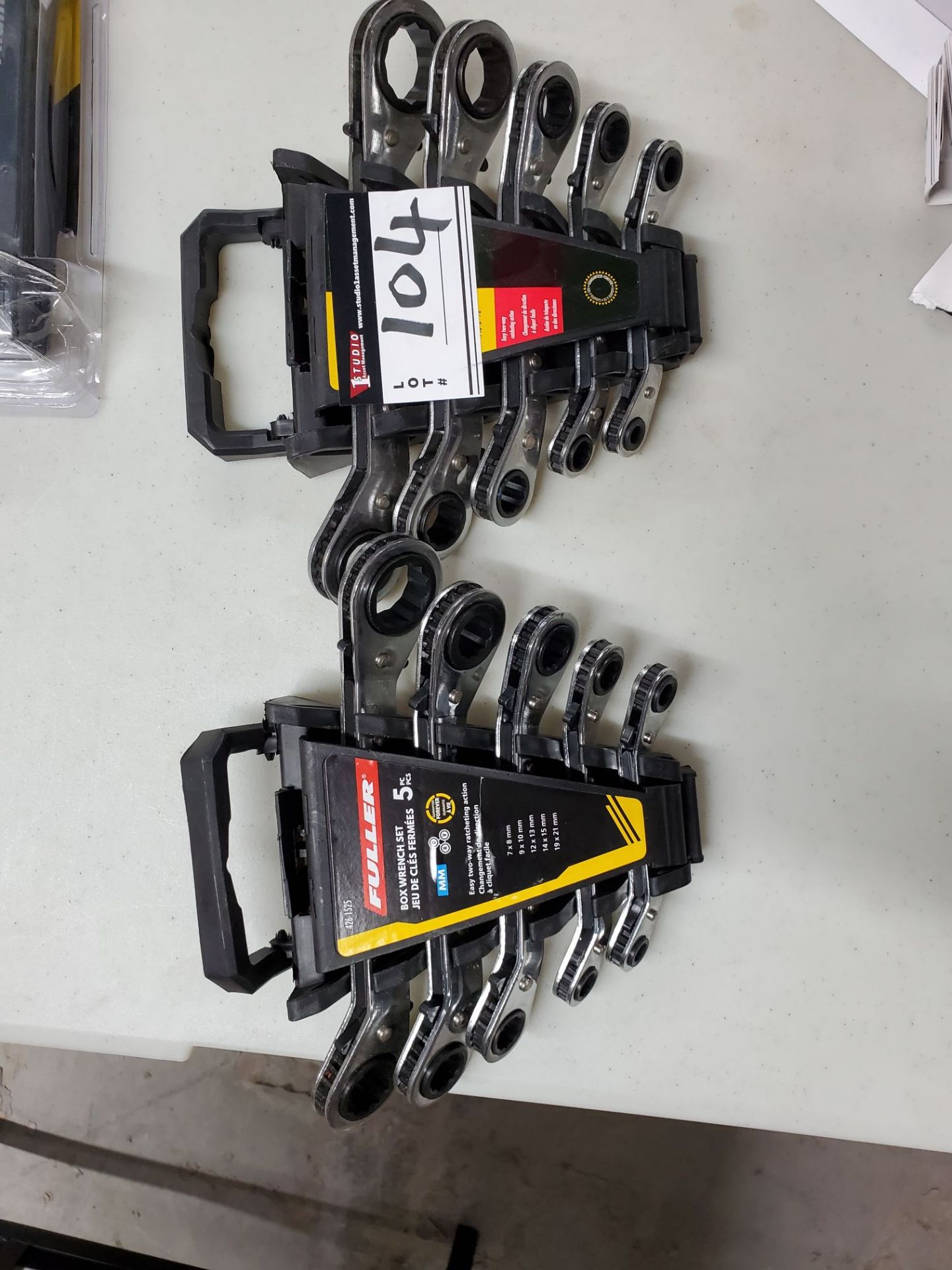LOT/WRENCH SET, 5PC FULLER BOX WRENCH SET, QTY2 (NEW)