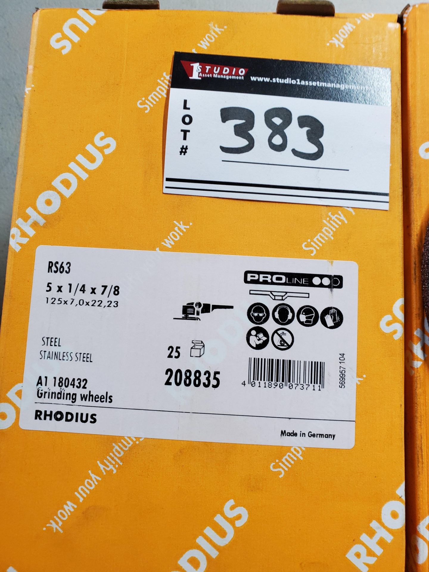 2 BOXES GRINDING WHEELS QTY 50 - Image 2 of 2