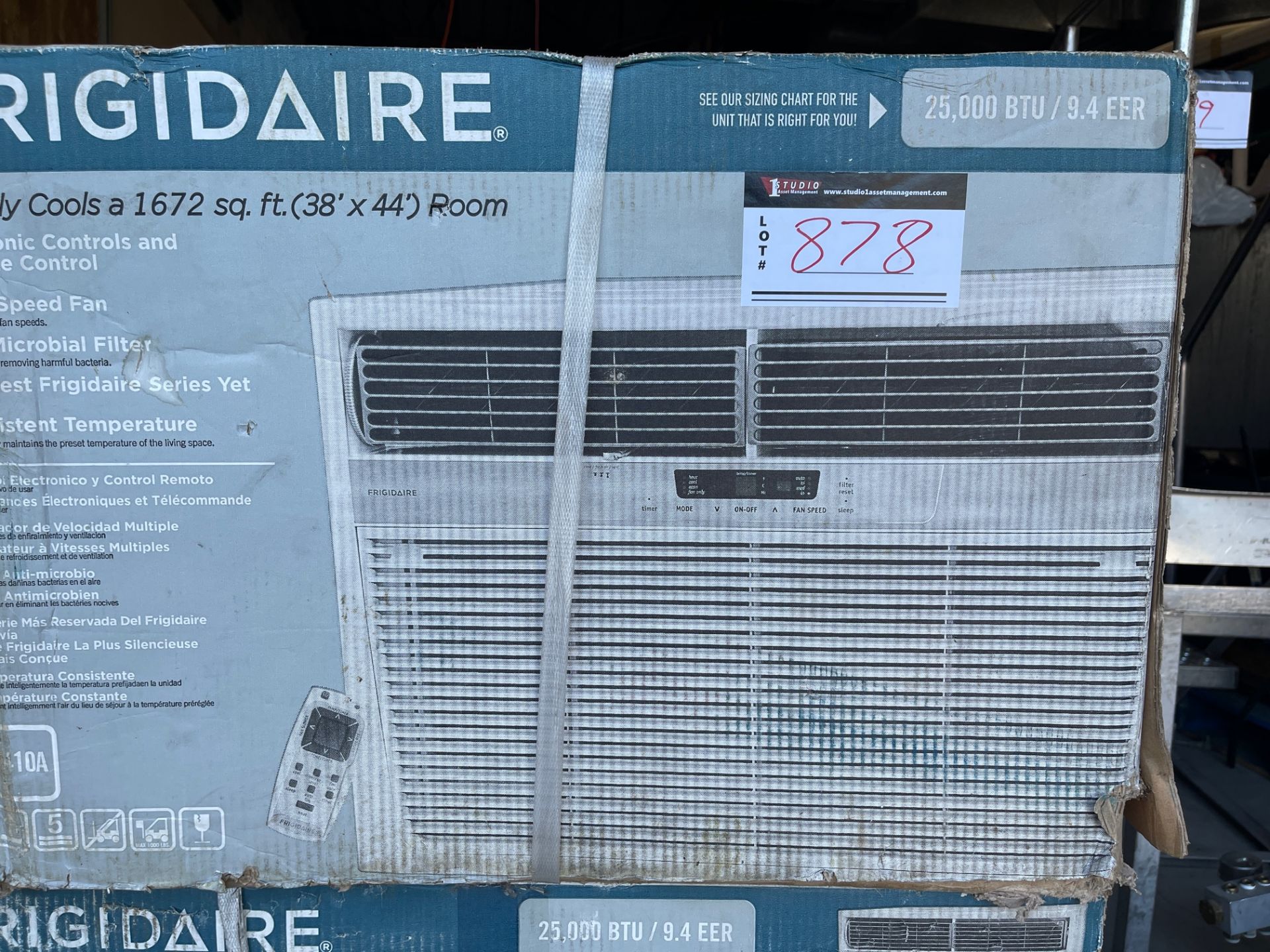 FRIGIDAIRE AIR CONDITIONER, MODEL R410 A, BRAND NEW IN THE BOX