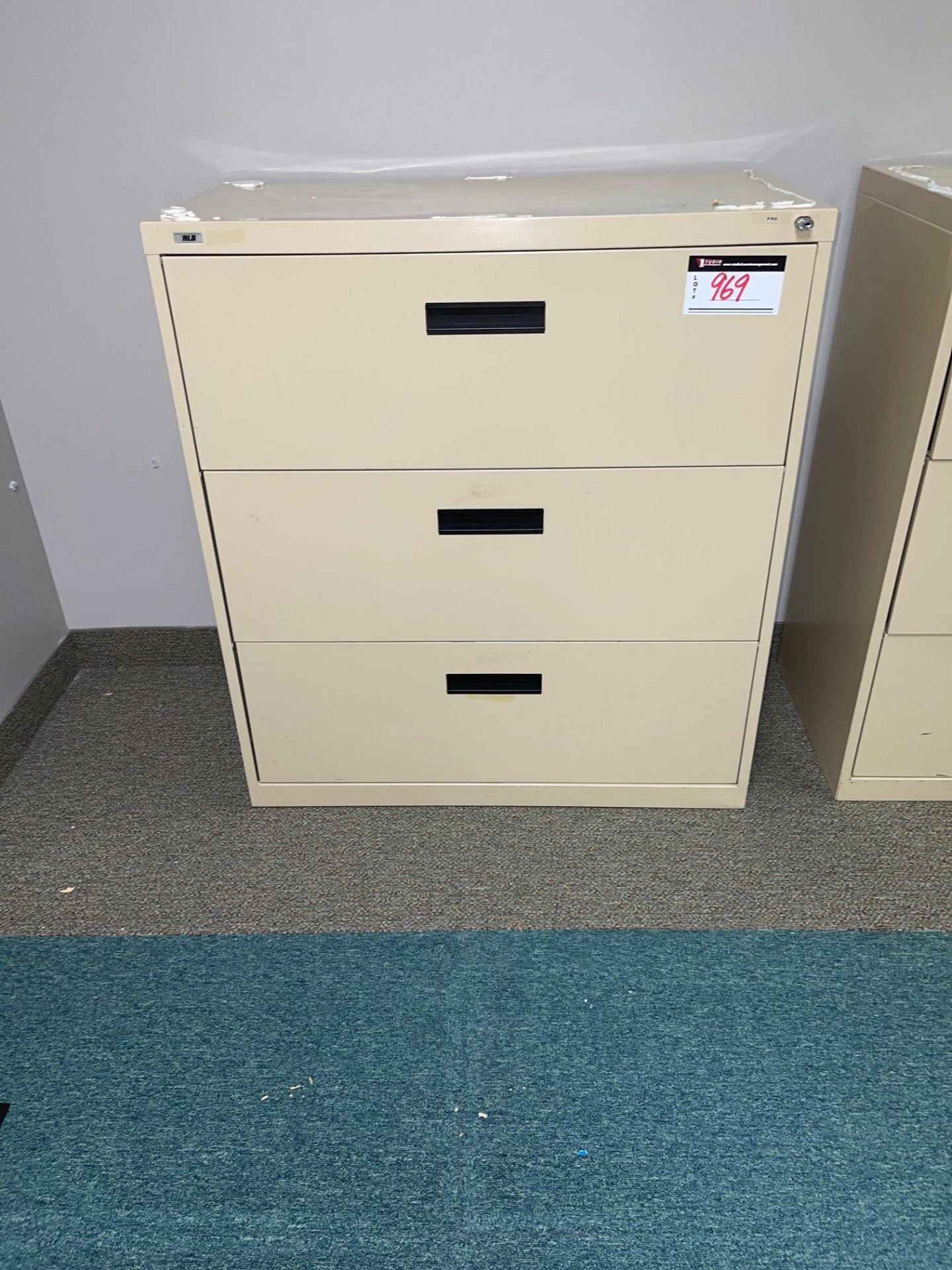 3-DRAWER LATERAL FILING CABINET