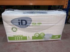 4 x BRAND NEW PACKS OF 28 ID SLIP SUPER INCONTINANCE BREIFS